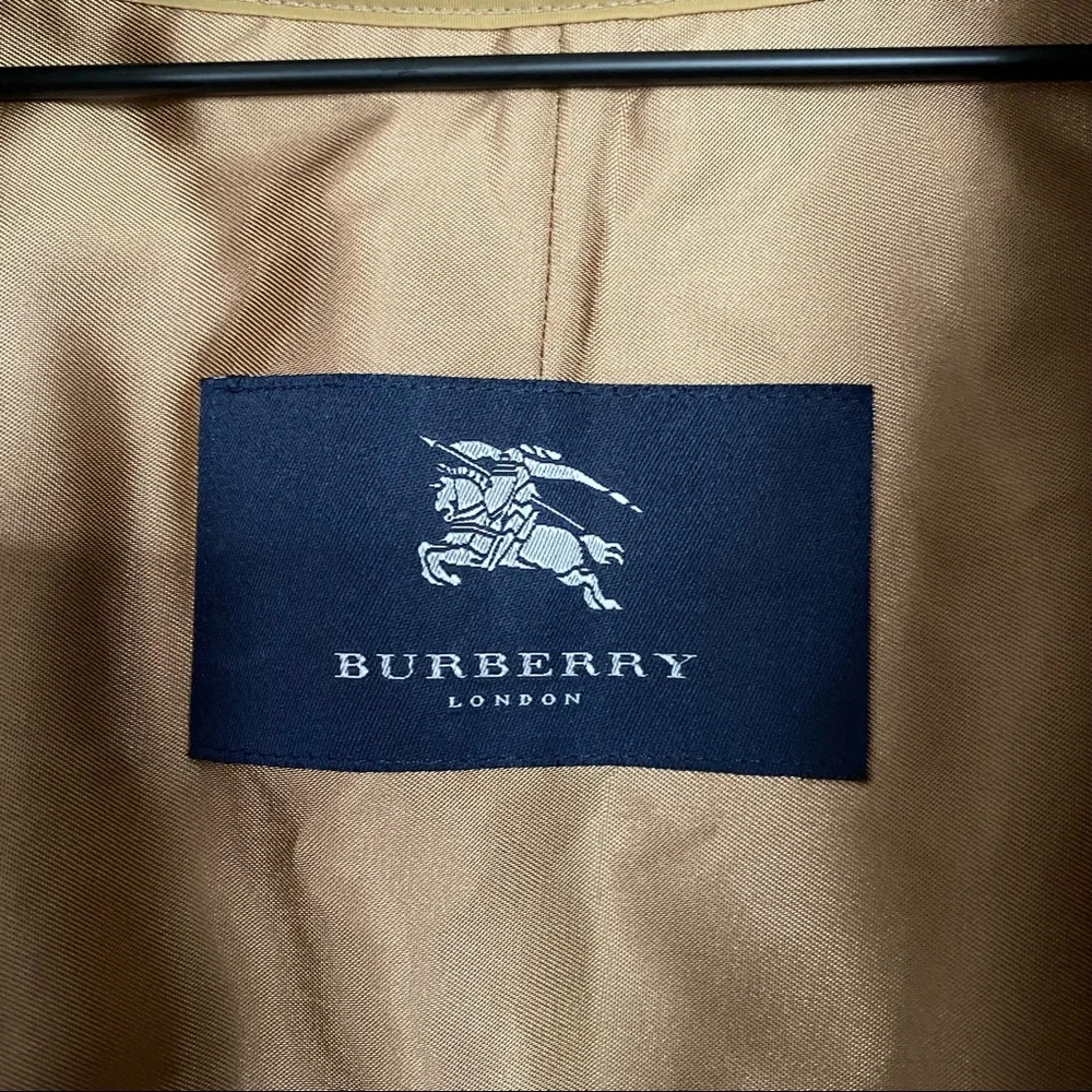 Vintage Burberry Rain Trench Coat Women’s Oversized Medium or Large Men’s Medium - Picture 11 of 16